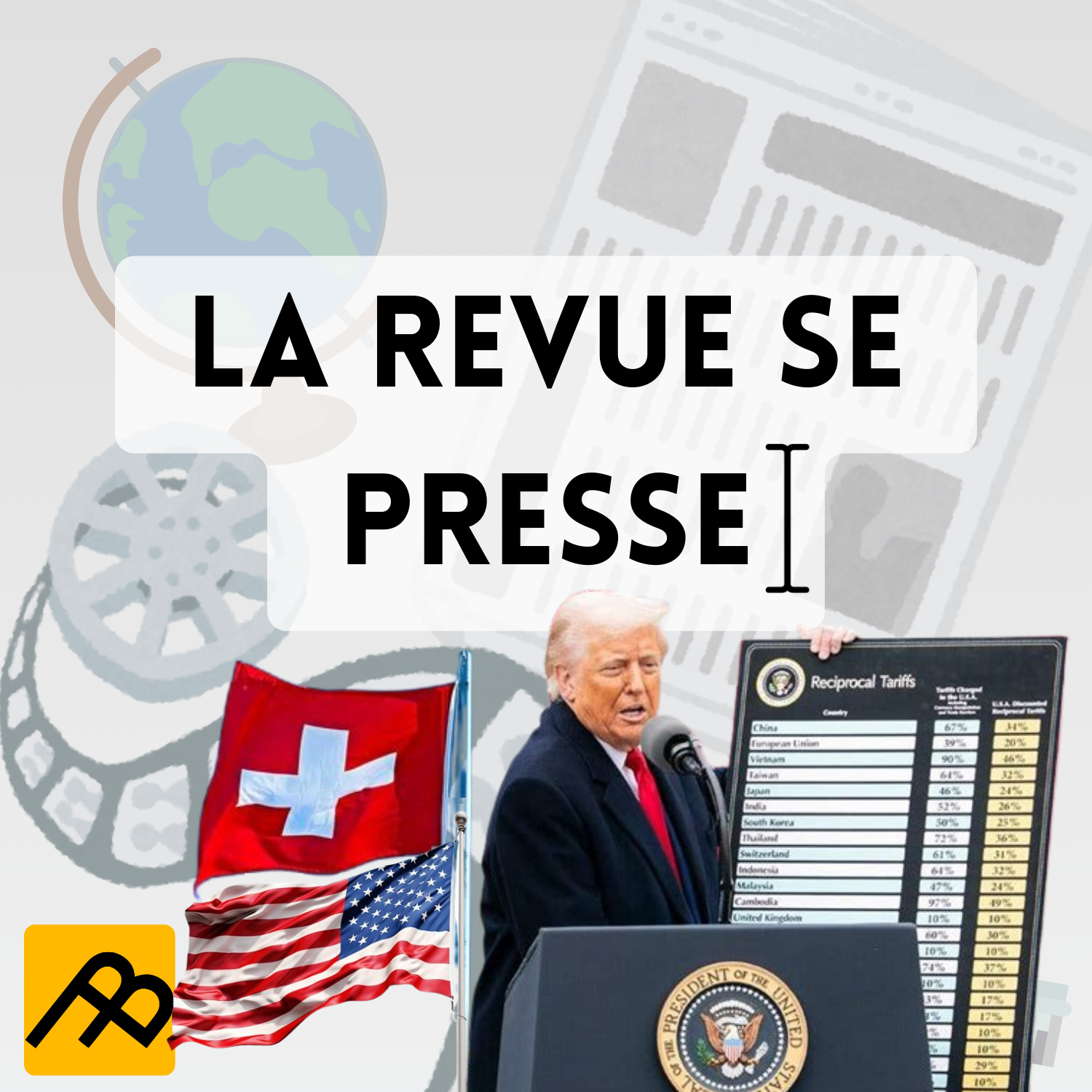 Trump taxe la suisse? - 11 avril 2025